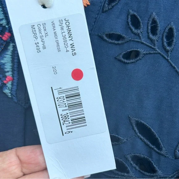 NWT JOHNNY WAS Jade VERA midi dress - Picture 15 of 16